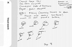 (Page 8) Launching giant mirrors to each planets surface to enhance signal relay transmission simulating a wireless fiber optic system using planets and its gravities.