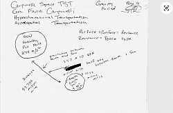 (Page 4) Determining where to position the 25X25 ft unmanned modified space drone to activate the Photopheretic Radiometric force system installed in the modified space drone remote control. The best place would be away from any gravitational pulls but position closest to the sun for the installed system to feed off the sun rays for radiometric force simulating radiation pressure pushing the craft.