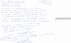 La galassia di Andròmida e lu Violu di San Jàpicu ùsanu la gravità l'una di l'autra, tirannu l'una supra l'autra ntô spazziu e l'enirgìa cinètica e chidda orbitali sunnu custantimenti scanciati tra la Via Làttia e la galassia di Andròmida tràmiti la sò ntirazzioni gravitazziunali ricìproca